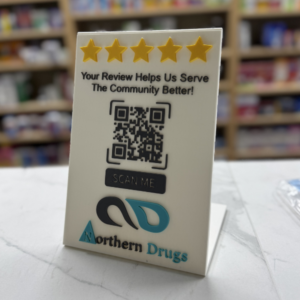 3D QR Review Stands
